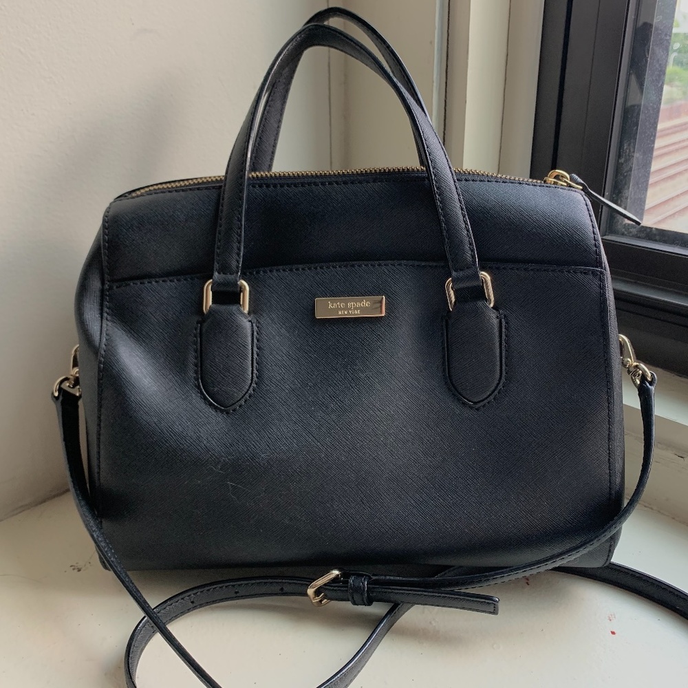 Kate Spade Black Crossbody Satchel New without Tags
